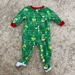 Grinch Christmas Sleeper Size 12M